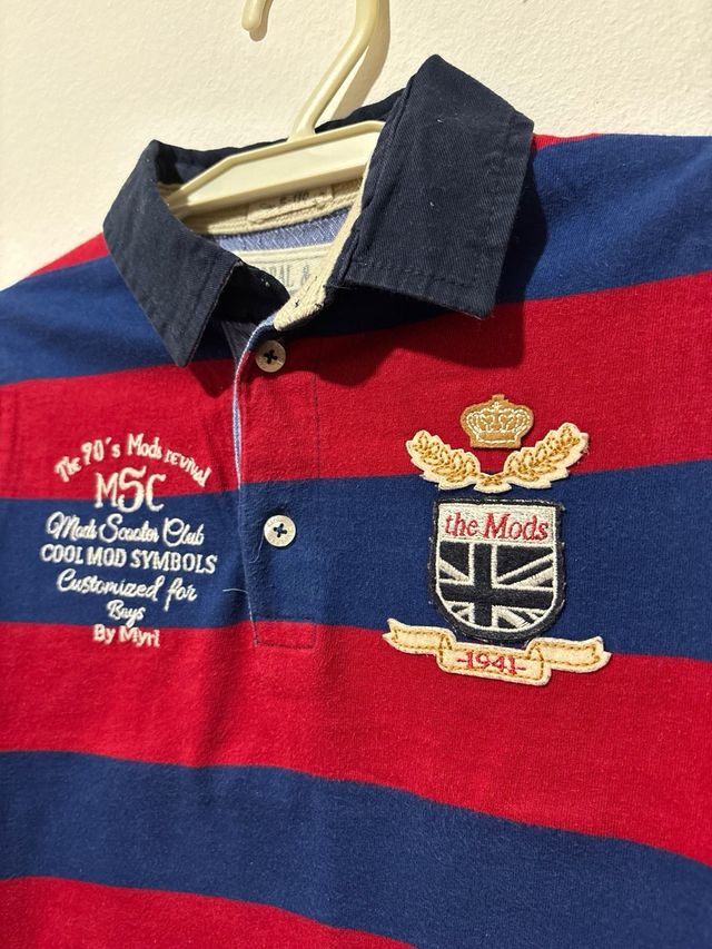 Polo Mayoral niño rayas 5 años