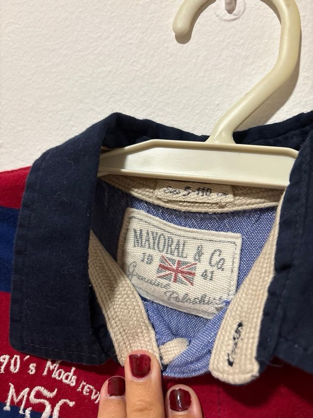 Polo Mayoral niño rayas 5 años