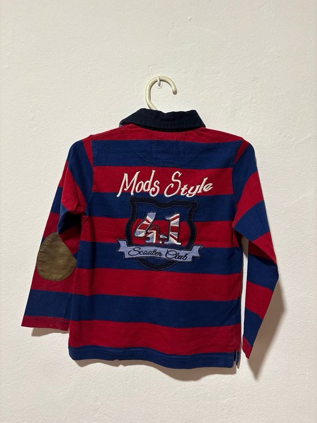 Polo Mayoral niño rayas 5 años