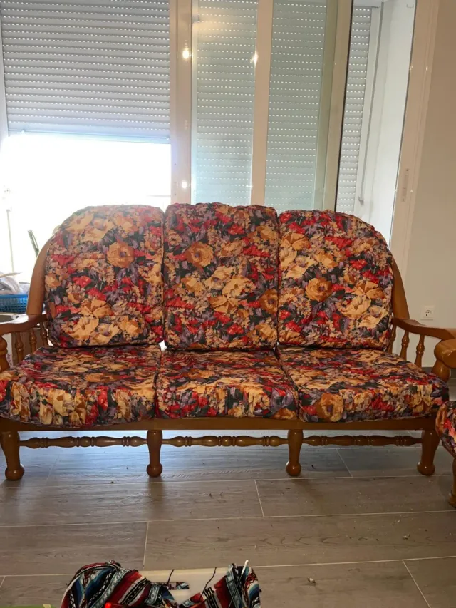 Conjunto sofás 3 plazas y 2 sillones