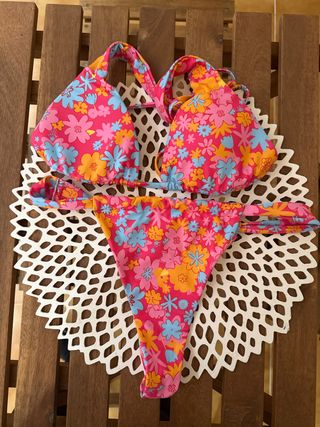 Bikini Shein Estampado Floral
