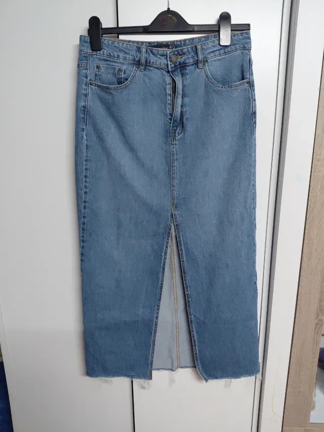 Falda vaquera elástica Stradivarius Talla 40