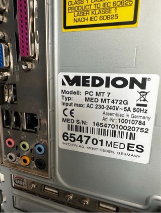 Ordenador Medion Completo