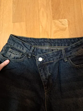 Pantalón vaquero ancho moda talla 40