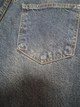 Pantalón vaquero ancho moda talla 40