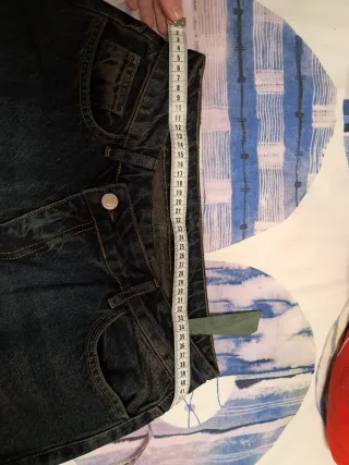 Pantalón vaquero ancho moda talla 40