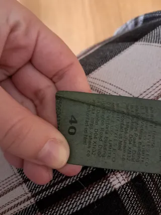 Pantalón vaquero ancho moda talla 40