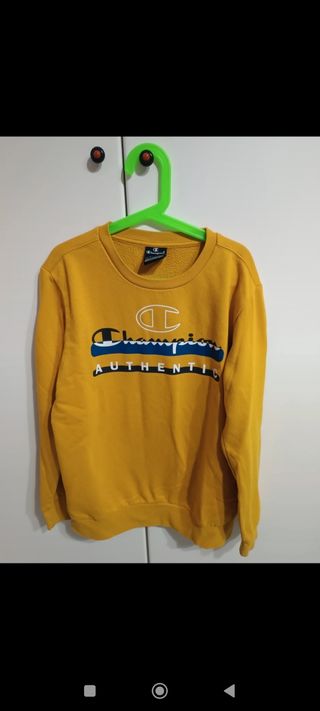 Felpa Champion bambino gialla