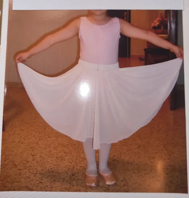Mallot y falda de ballet niña