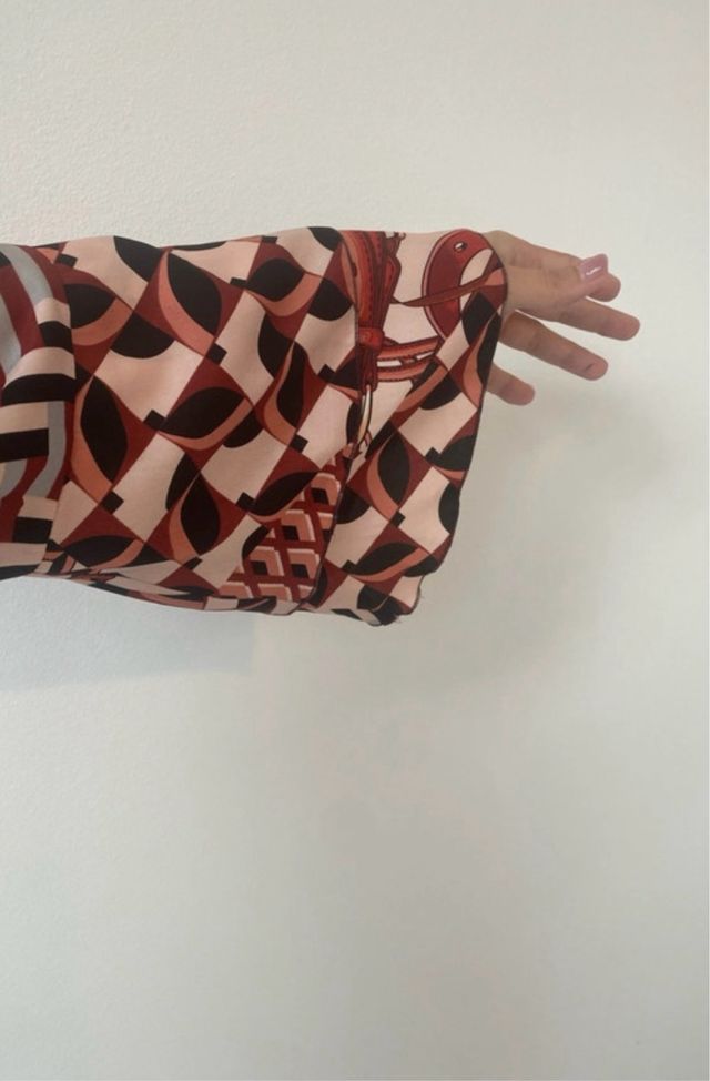 Vestido Zara Estampado Tam. XL