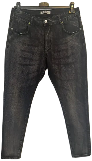 Pantalón vaquero hombre negro