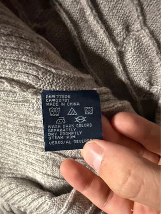 Jersey Polo Ralph Lauren Gris Trenzado