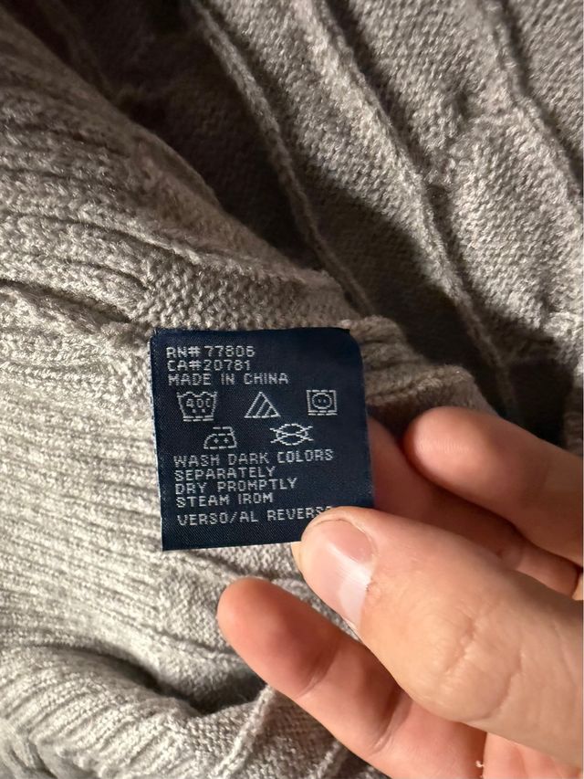 Jersey Polo Ralph Lauren Gris Trenzado