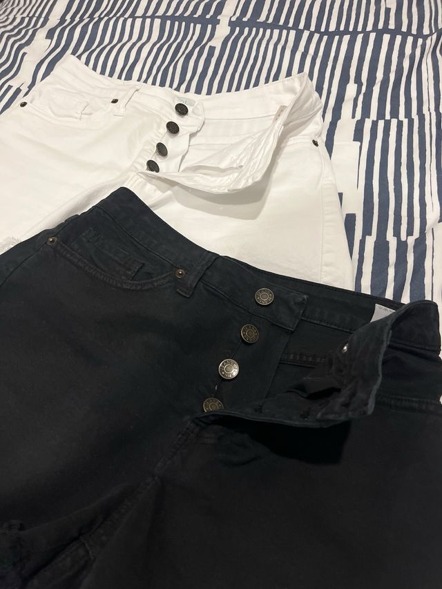 Pantalones cortos blancos talla S