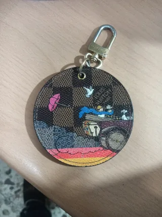 Llavero Louis Vuitton Cuero Original nuevo