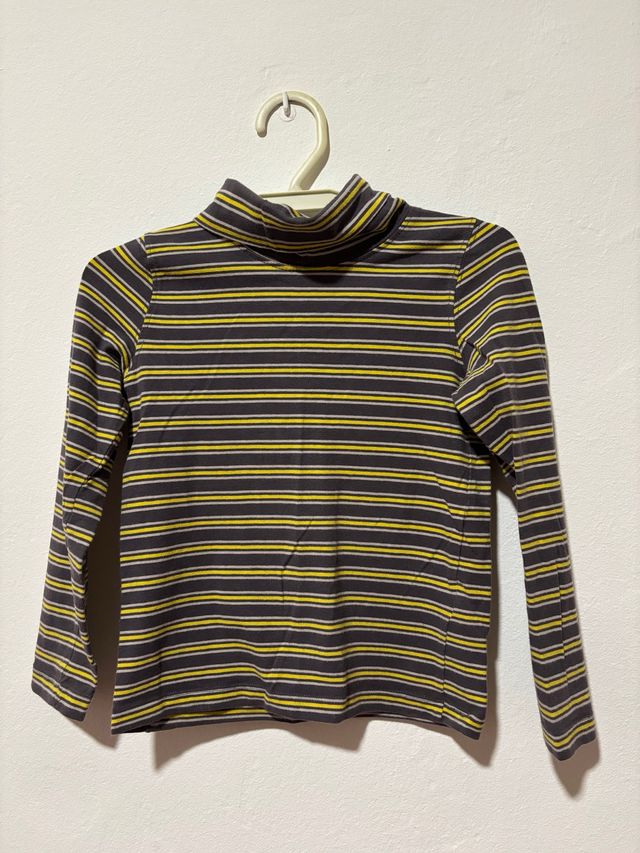 Camiseta rayas cuello alto Lupilu 4-6 años