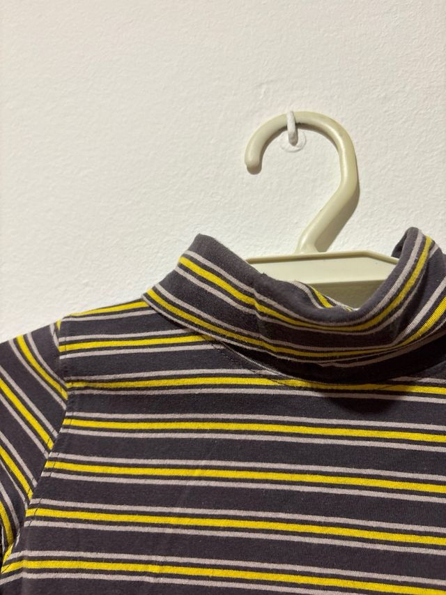 Camiseta rayas cuello alto Lupilu 4-6 años