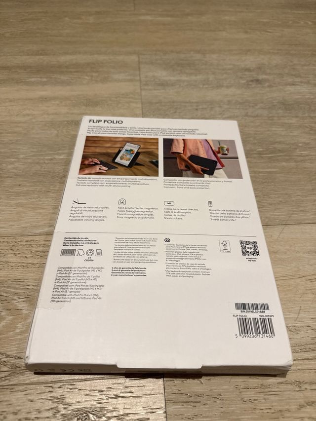 Funda Teclado Logitech Flip Folio iPad