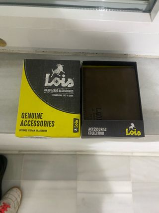 Cartera Lois Marrón Cuero Genuino