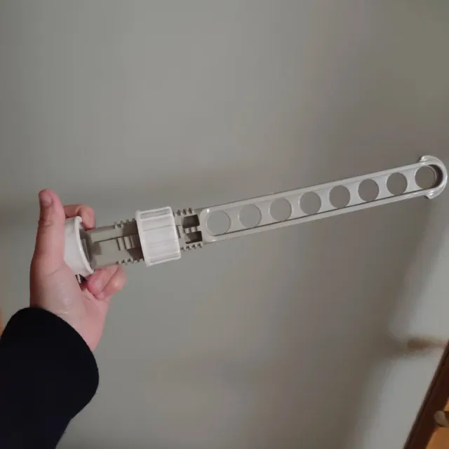 Perchero de puerta portátil 1 ud