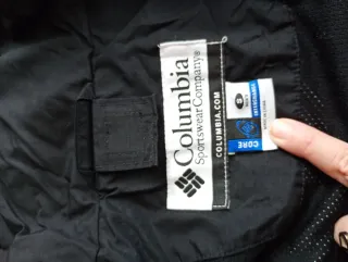 Chaqueta Columbia Softshell Hombre Negra