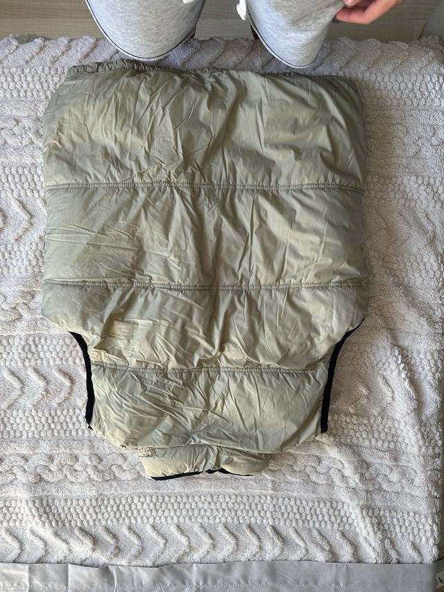 Chaleco reversible beige/naranja Talla L