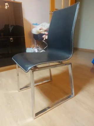 Sillas de comedor negras