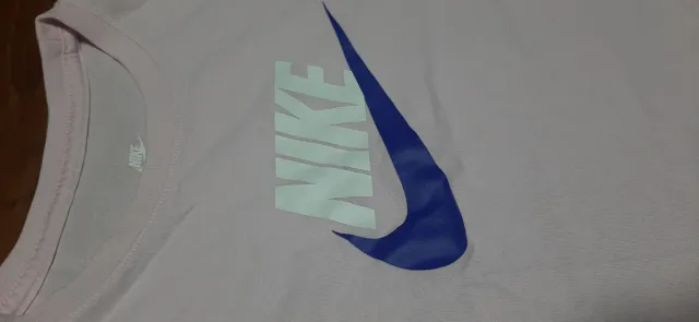 Camiseta Nike Rosa y Azul Talla S
