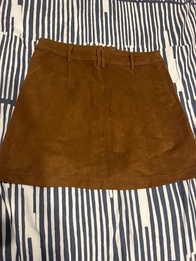 Falda marrón Pull&Bear Talla S