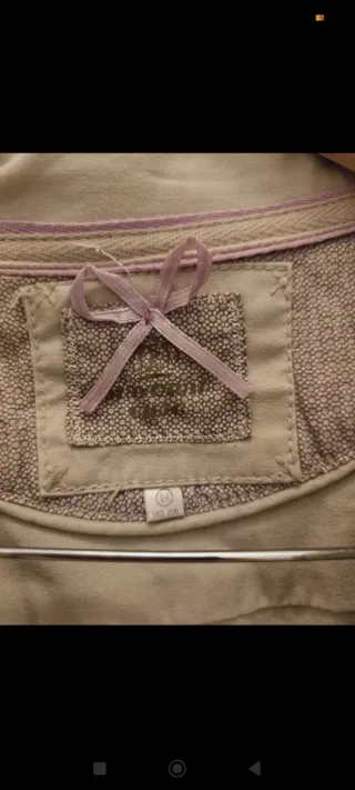 Chaqueta vaquera beige Mayoral vintage retro niña