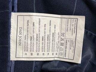 Completo uomo Dan John Tg 48 a quadri