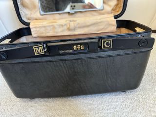 Neceser Grande Samsonite Negro y Beige