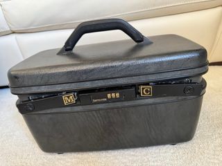 Neceser Grande Samsonite Negro y Beige