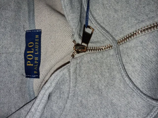 Chaqueta Polo Ralph Lauren Gris Talla L Overside