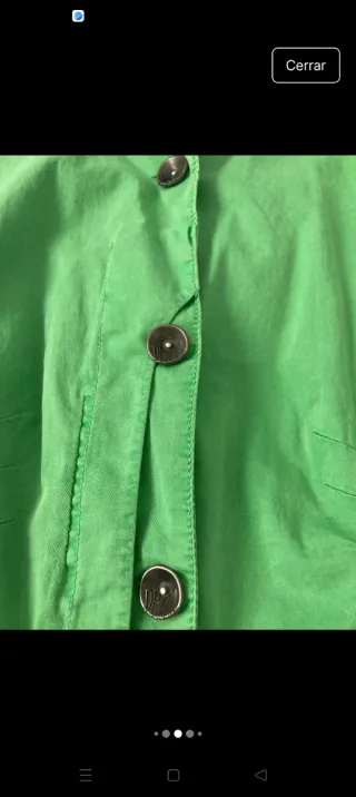 Chaqueta Desigual verde talla L