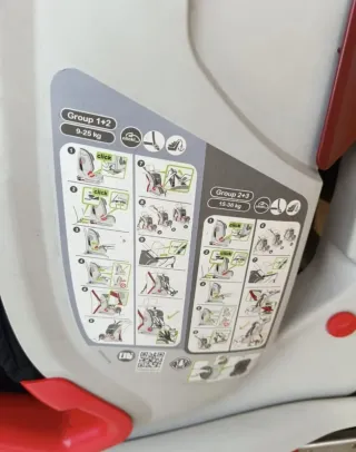 Silla de coche Britax Römer Negra. De 9 a 36 kg.