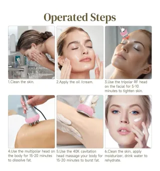 Radiofrecuencia Facial y Corporal 3 en 1