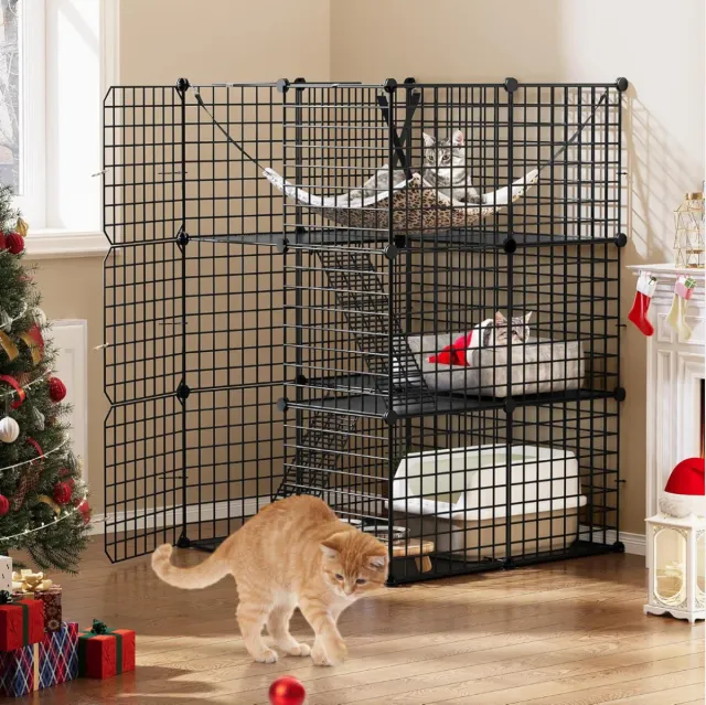 Jaula Grande Para Gatos 41 x 28