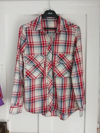 Camisa Tartán Zara Multicolor