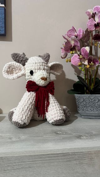 Peluche grande uncinetto ciniglia