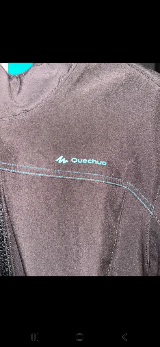 Chaqueta Quechua Softshell Negra Talla XXL