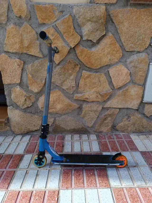 Patinete 2x1 azul y rosa