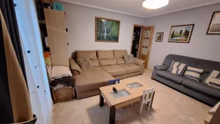 Sofá Chaiselongue Tela Beige/Marrón