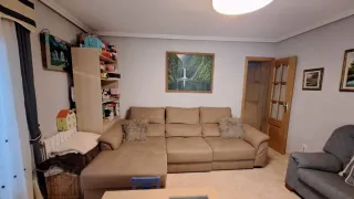 Sofá Chaiselongue Tela Beige/Marrón