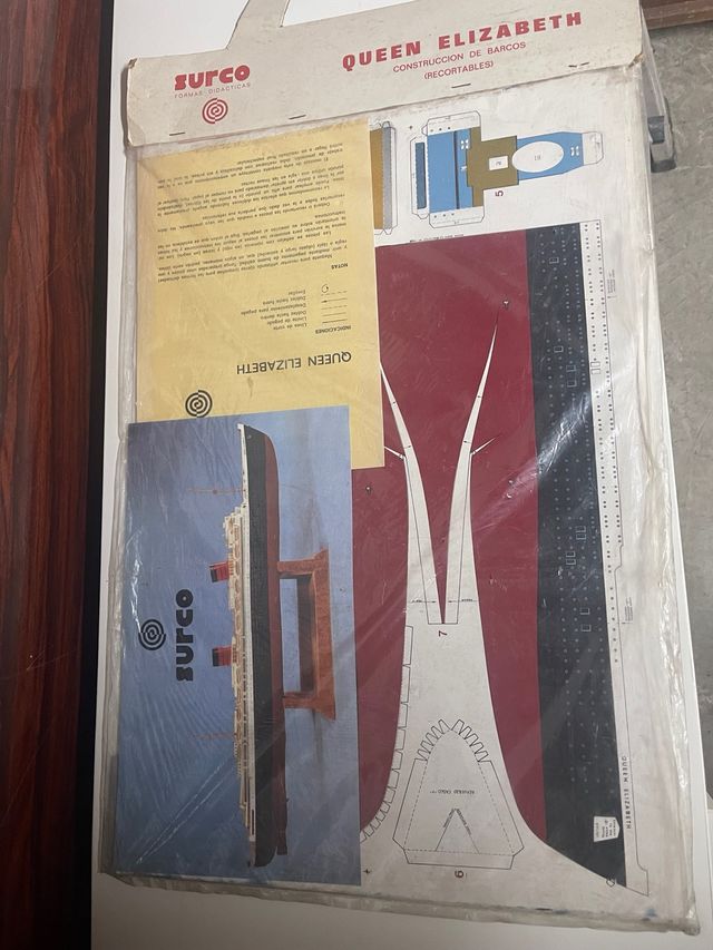 Kit Recortable Barco Queen Elizabeth barco