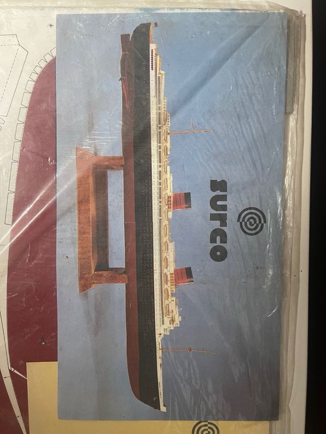 Kit Recortable Barco Queen Elizabeth barco