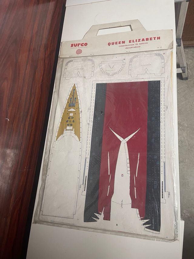 Kit Recortable Barco Queen Elizabeth barco