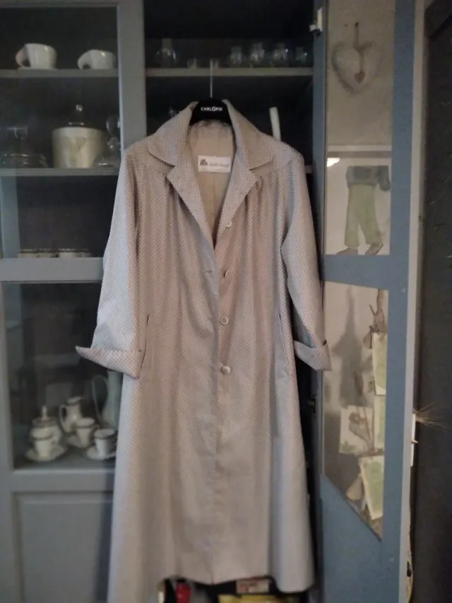 Gabardina vintage Claude Hayrey Talla L