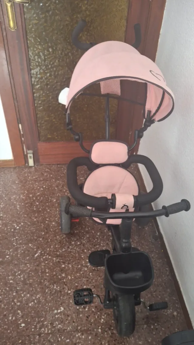 Triciclo Paseo Niña Rosa Momi