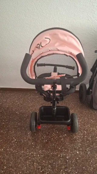 Triciclo Paseo Niña Rosa Momi